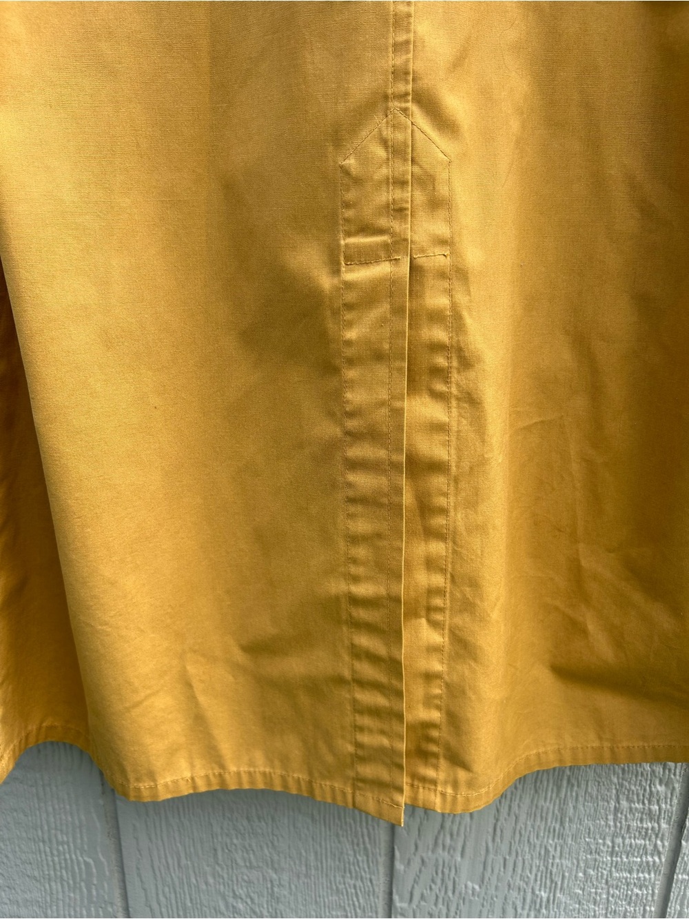 Vintage 1970s Rainfair Yellow Rain Jacket — Distressed, Unique Classic - Picture 7 of 16